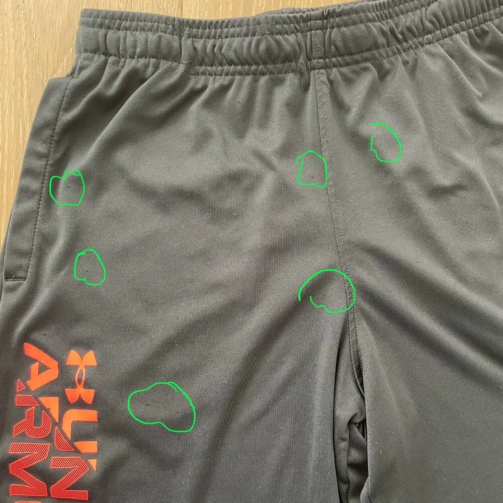 Under Armour Shorts Boys Youth Large Black UA Stunt 3.0 Performance Athletic Gym - Picture 12 of 16